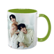 Чашка Stray Kids, салатовая с принтом - k-pop 5.0.3.3 фото