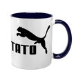 Чашка для Тата, темно-синя з принтом: TATO (з пумою) 1.2.11 фото