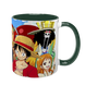 Чашка аниме, темно-зеленая с принтом - Ван Пис (One Piece) 5.0.2.23 фото