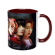 Чашка BTS, бордовая с принтом - k-pop 5.0.3.11 фото