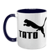 Чашка для Тата, темно-синя з принтом: TATO (з пумою) 1.2.11 фото 2