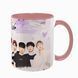 Чашка Stray Kids, розовая с принтом - k-pop 5.0.3.6 фото