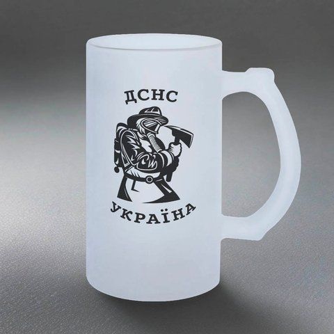 Бокал для ДСНС, 0,5л матовый: Спасатели 8.11.13-055KS фото