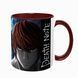 Чашка аніме, бордова з принтом - Death Note 5.0.2.10 фото