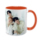 Чашка Stray Kids, оранжевая с принтом - k-pop 5.0.3.3 фото