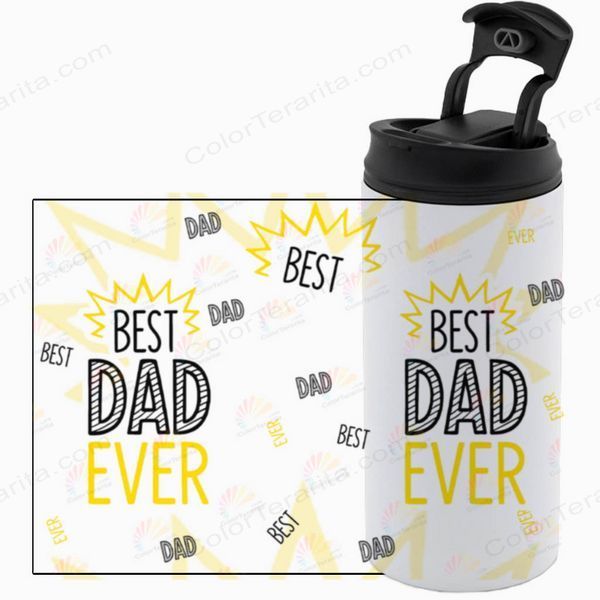 Термокружка для Татуся, біла 450мл: Best DAD ever 1.2.79-450TW фото