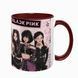 Чашка BLACKPINK, бордовая с принтом - k-pop 5.0.3.19 фото
