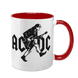 Чашка червона з принтом - AC-DC 5.63 фото