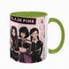 Чашка BLACKPINK, салатовая с принтом - k-pop 5.0.3.19 фото