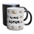 Чашка хамелеон блестки для Любимого: Ты мой котик 2.2.9 фото