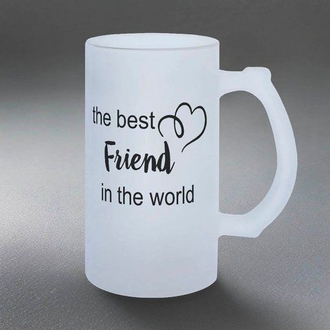Келих для Друга, 0,5л матовий: the best friend 1.22.9-055KS фото