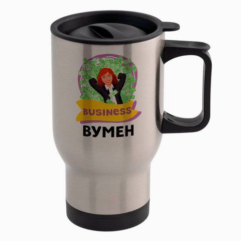 Термокружка автомобільна метал: Бізнес вумен 10.131-TAutoM фото