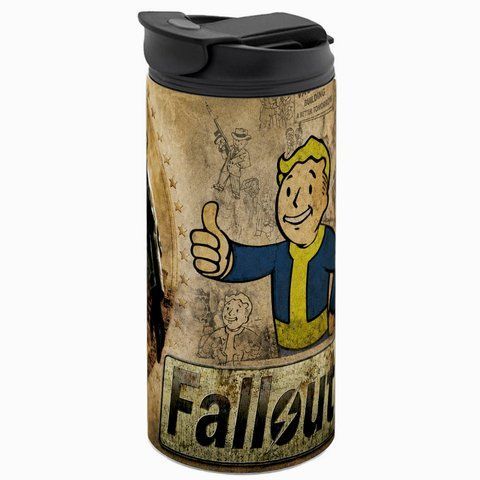 Термочашка белая 450мл FULL: Fallout 5.62-450TW-FULL фото