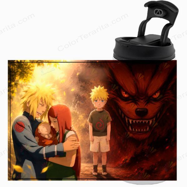 Термокружка аніме, біла 450мл: Naruto 5.0.2.43-450TW фото