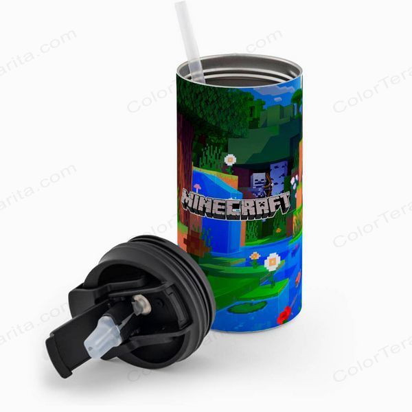 Термочашка Minecraft, белая 450мл FULL: Minecraft 5.0.4.5-450TW-FULL фото