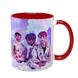 Чашка BTS, красная с принтом - k-pop 5.0.3.9 фото