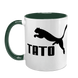 Чашка для Тата, темно-зелена з принтом: TATO (з пумою) 1.2.11 фото 2