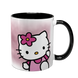 Чашка Hello Kitty, чорна з принтом - хелло китти 5.39 фото