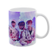 Чашка BTS, белая с принтом - k-pop 5.0.3.9 фото