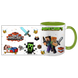Чашка Minecraft, салатова з принтом: Дудли майнкрафт 5.0.4.8 фото 3