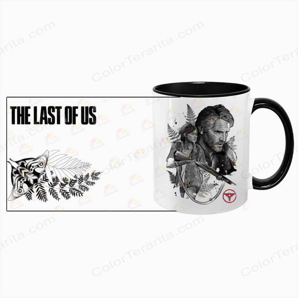 Чашка чорна з принтом - The Last of US 5.58 фото