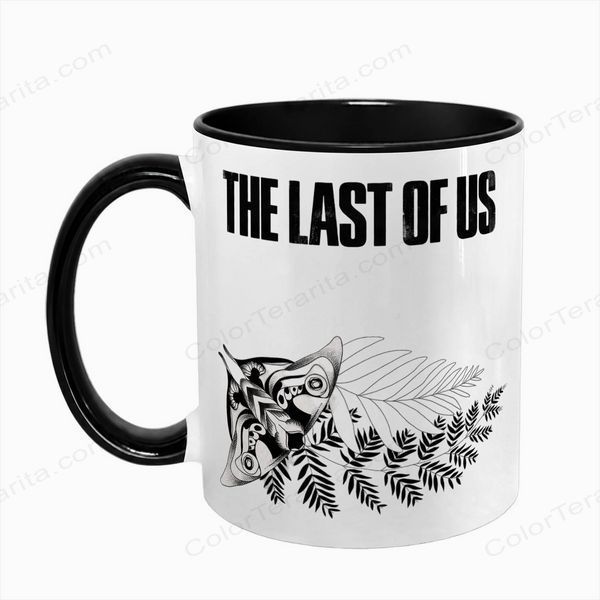 Чашка чорна з принтом - The Last of US 5.58 фото