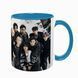 Чашка Stray Kids, голубая с принтом - k-pop 5.0.3.1 фото