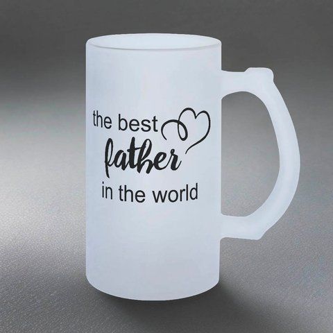 Бокал для Отца, 0,5л матовый: the best Father 1.2.41-055KS фото