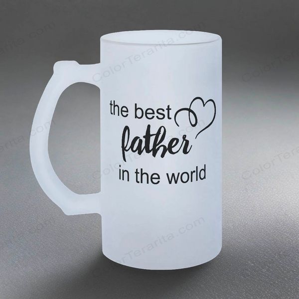 Бокал для Отца, 0,5л матовый: the best Father 1.2.41-055KS фото