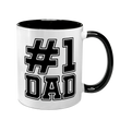 Чашка для Тата, чорна з принтом - №1 DAD 1.2.51-F фото