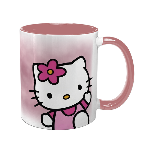 Чашка Hello Kitty, рожева з принтом - хелло китти 5.39 фото