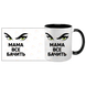 Чашка для Мамы, черная с принтом - Мама все видит 1.1.67 фото 3