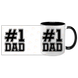 Чашка для Тата, чорна з принтом - №1 DAD 1.2.51-F фото 3