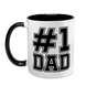 Чашка для Тата, чорна з принтом - №1 DAD 1.2.51-F фото 2