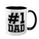 Чашка для Тата, чорна з принтом - №1 DAD 1.2.51-F фото 1