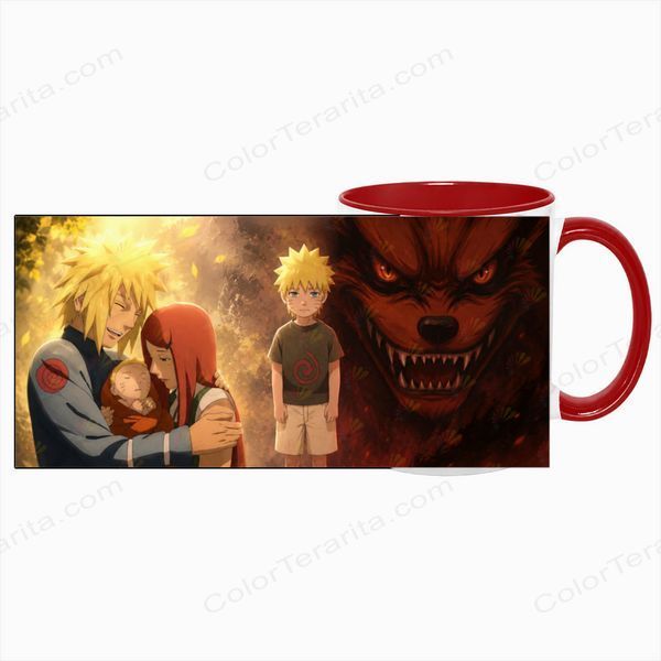Чашка аніме, червона з принтом - Naruto 5.0.2.43 фото