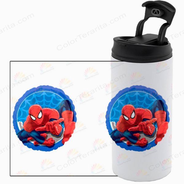 Термокружка біла 450мл: Spiderman 5.37-450TW фото