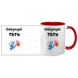 Чашка для Татуся, червона з принтом: Ручки 1.2.12-F фото 3