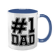 Чашка для Татуся, синя з принтом - №1 DAD 1.2.51-F фото