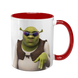 Чашка червона з принтом - Шрек ( Shrek ) 5.61 фото