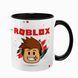 Чашка Roblox, чорна з принтом - Roblox 5.0.5.1 фото