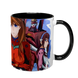 Чашка аніме, чорна з принтом - Евангелион ( Evangelion ) 5.0.2.3 фото