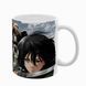 Чашка аніме, біла з принтом - Корпус розвідників - Атака Титанів ( Attack on Titan ) 5.0.2.19 фото