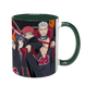 Чашка аніме, темно-зелена з принтом - Акацукі (Akatsuki) - Naruto 5.0.2.32 фото