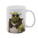 Чашка біла з принтом - Шрек ( Shrek ) 5.61 фото