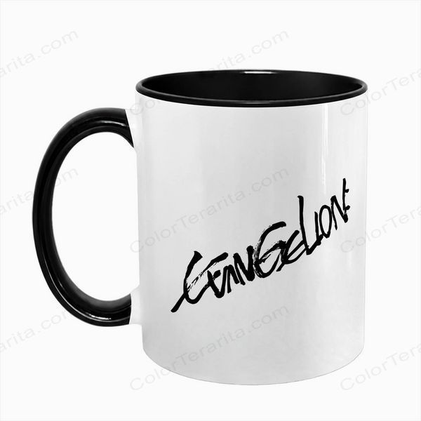Чашка аніме, чорна з принтом - Аска - Евангелион ( Evangelion ) 5.0.2.6 фото