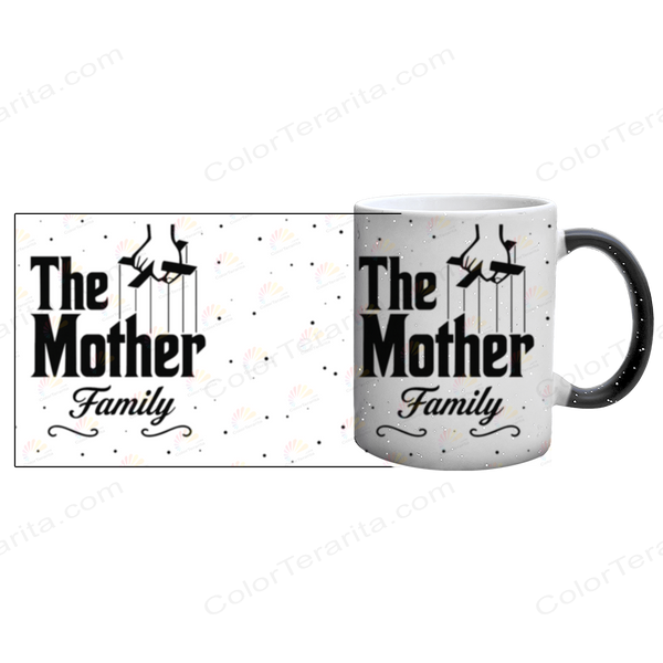 Чашка для Мамы, Хамелеон с блестками с принтом - the Mother family 1.1.64 фото