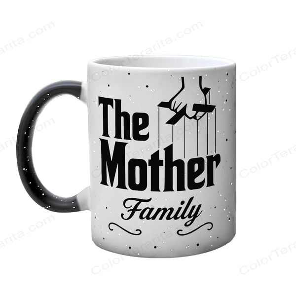 Чашка для Мамы, Хамелеон с блестками с принтом - the Mother family 1.1.64 фото
