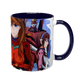 Чашка аніме, темно-синя з принтом - Евангелион ( Evangelion ) 5.0.2.3 фото