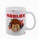 Чашка Roblox, біла з принтом - Roblox 5.0.5.1 фото